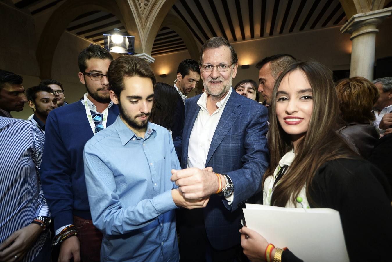 Rajoy clausura el congreso de Nuevas Generaciones en Lorca