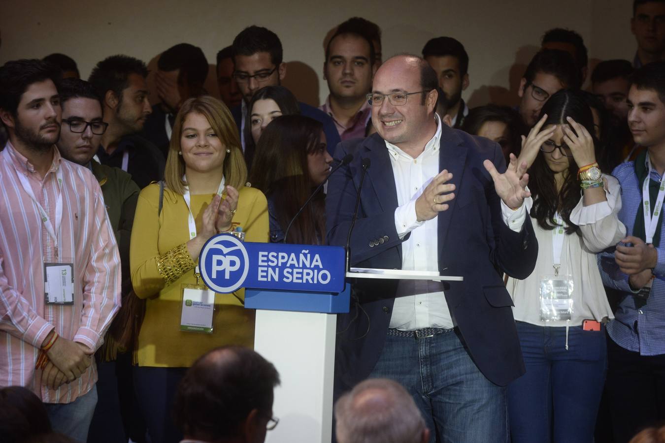 Rajoy clausura el congreso de Nuevas Generaciones en Lorca