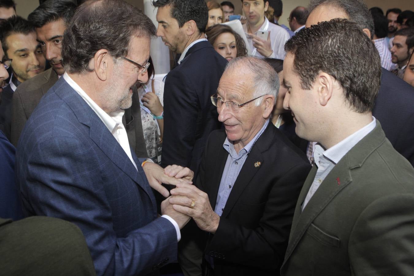 Rajoy clausura el congreso de Nuevas Generaciones en Lorca