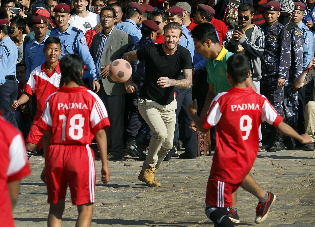 Beckham y su fútbol solidario