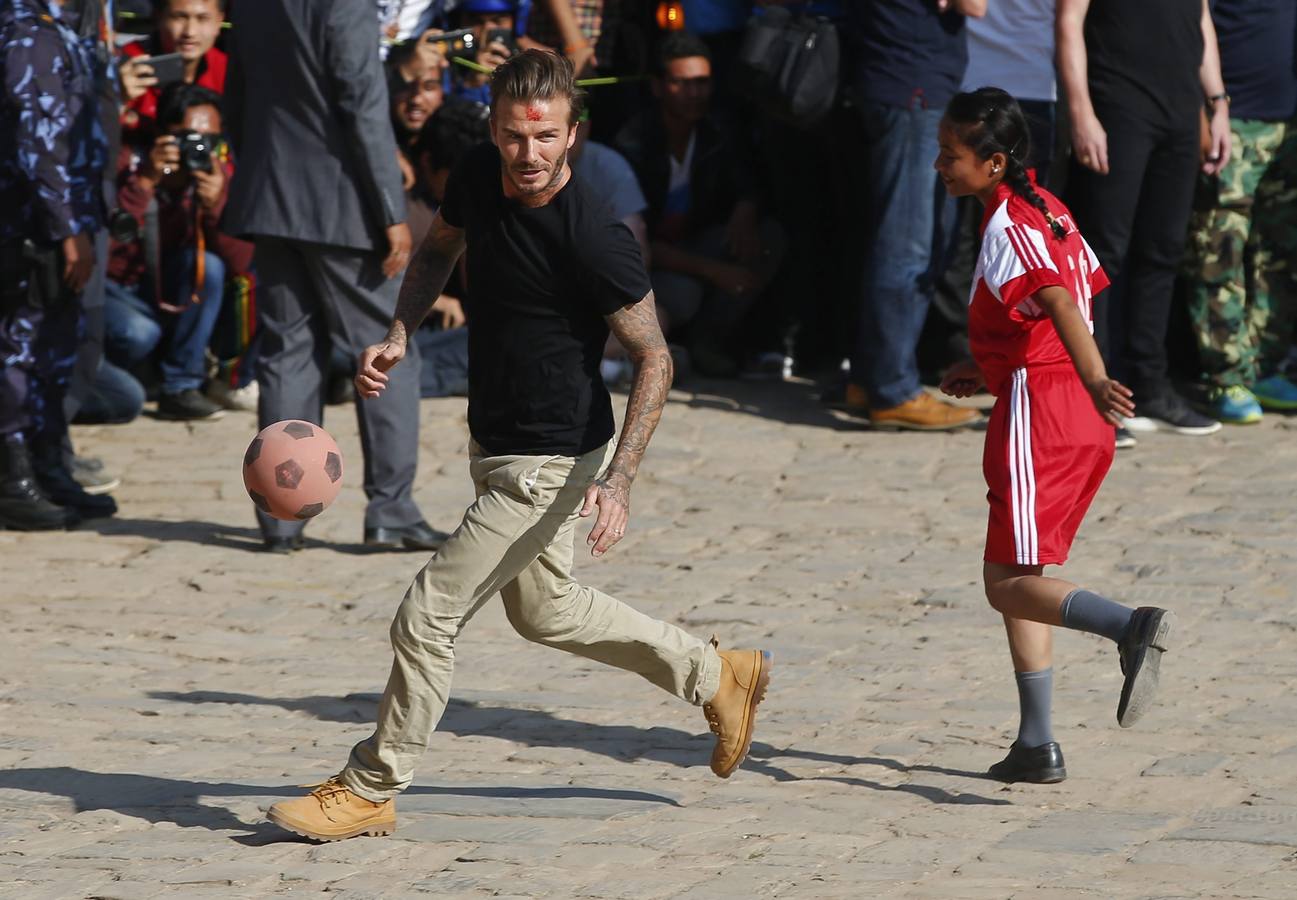 Beckham y su fútbol solidario
