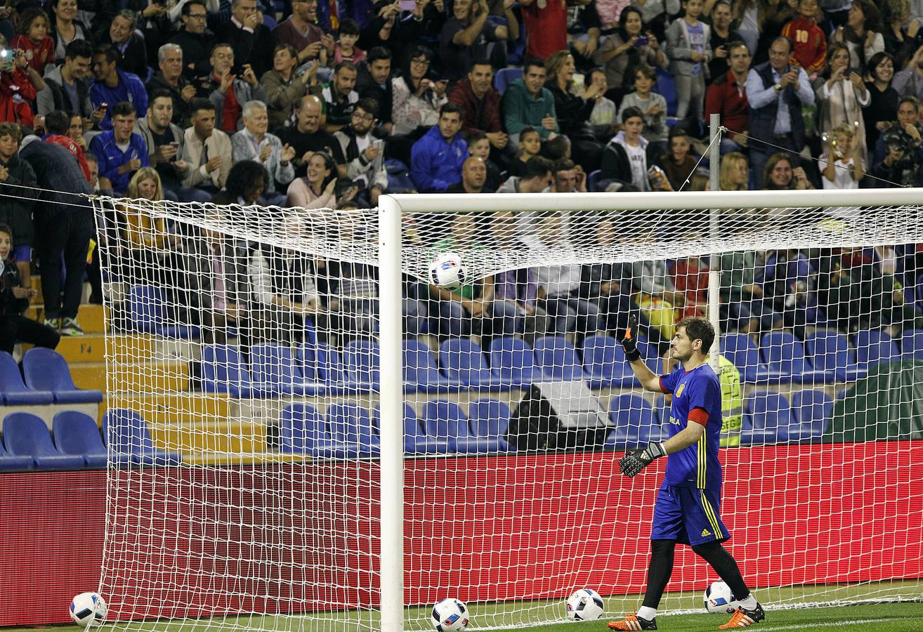 La selección española entrena en el Rico Pérez (II)