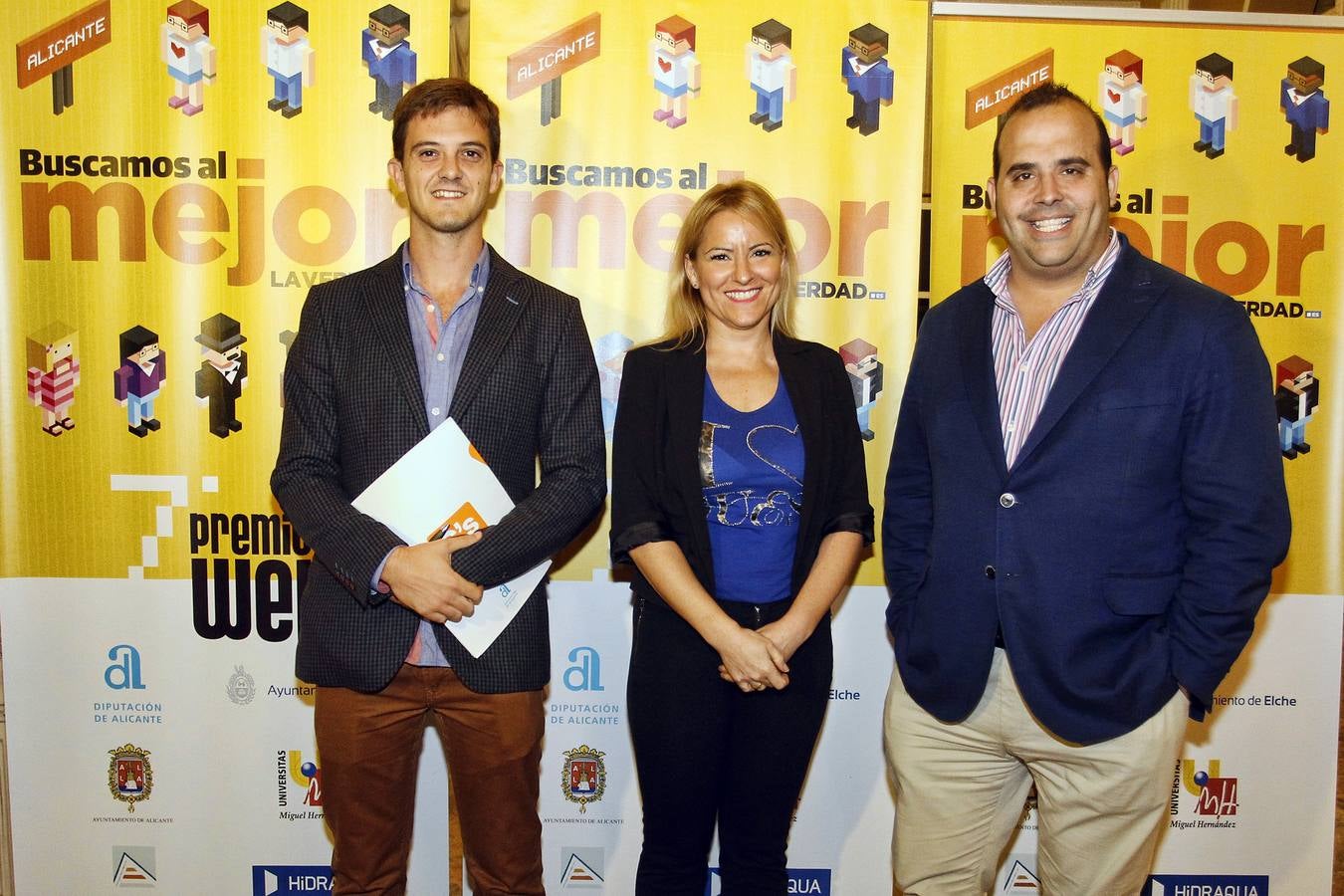 &#039;Photocall&#039; de los VII Premios Web de Alicante (I)