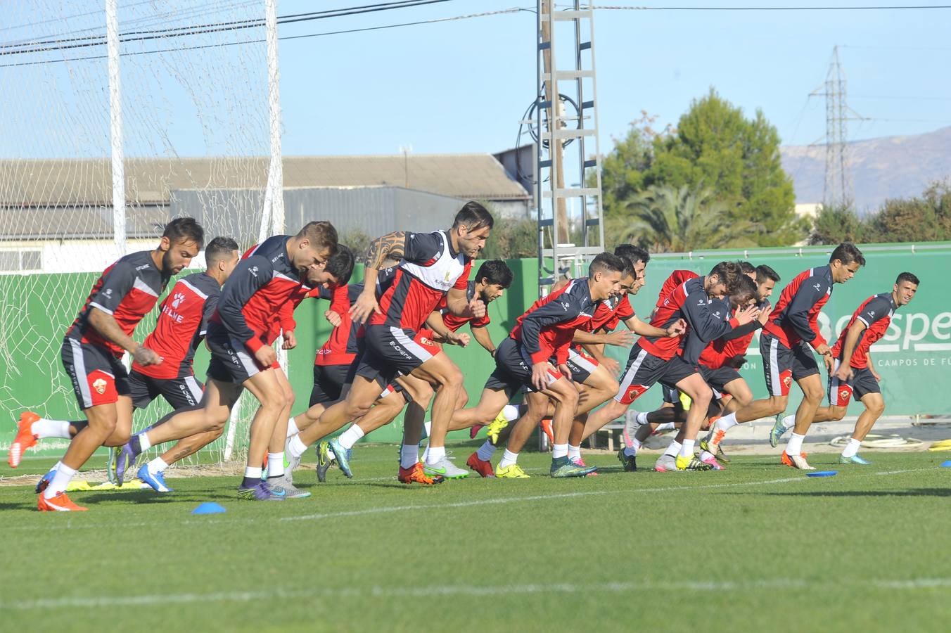 Entrenamiento del Elche