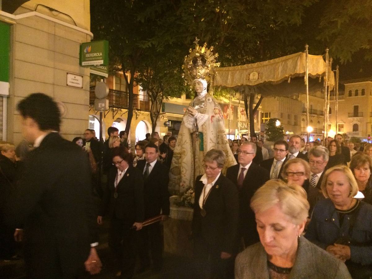 La procesión de la Virgen cierra el año jubilar