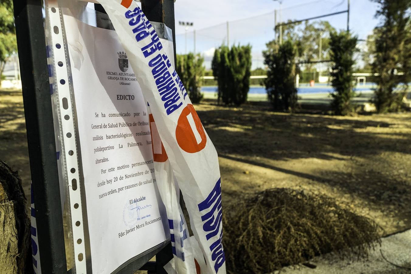 El Ayuntamiento de Granja de Rocamora clausura el polideportivo al encontrar un elevado brote de legionela