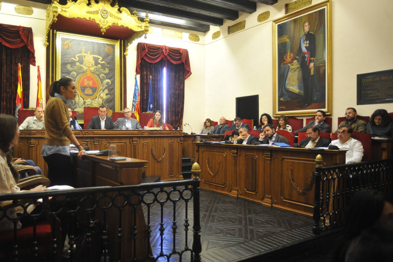 Pleno en el Ayuntamiento de Elche