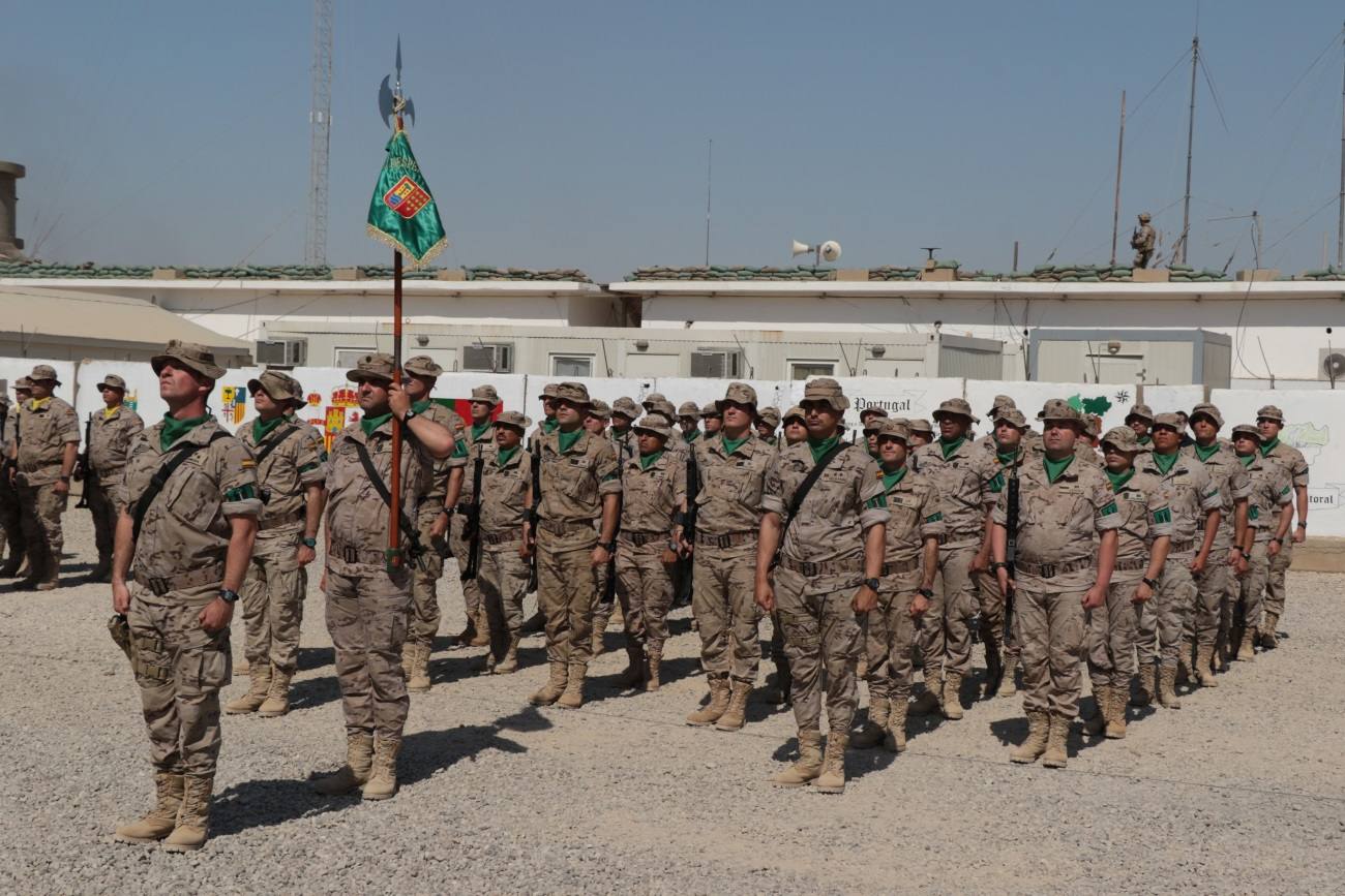 La Unidad de Protección formada en la Base Gran Capitán de Besmayah.