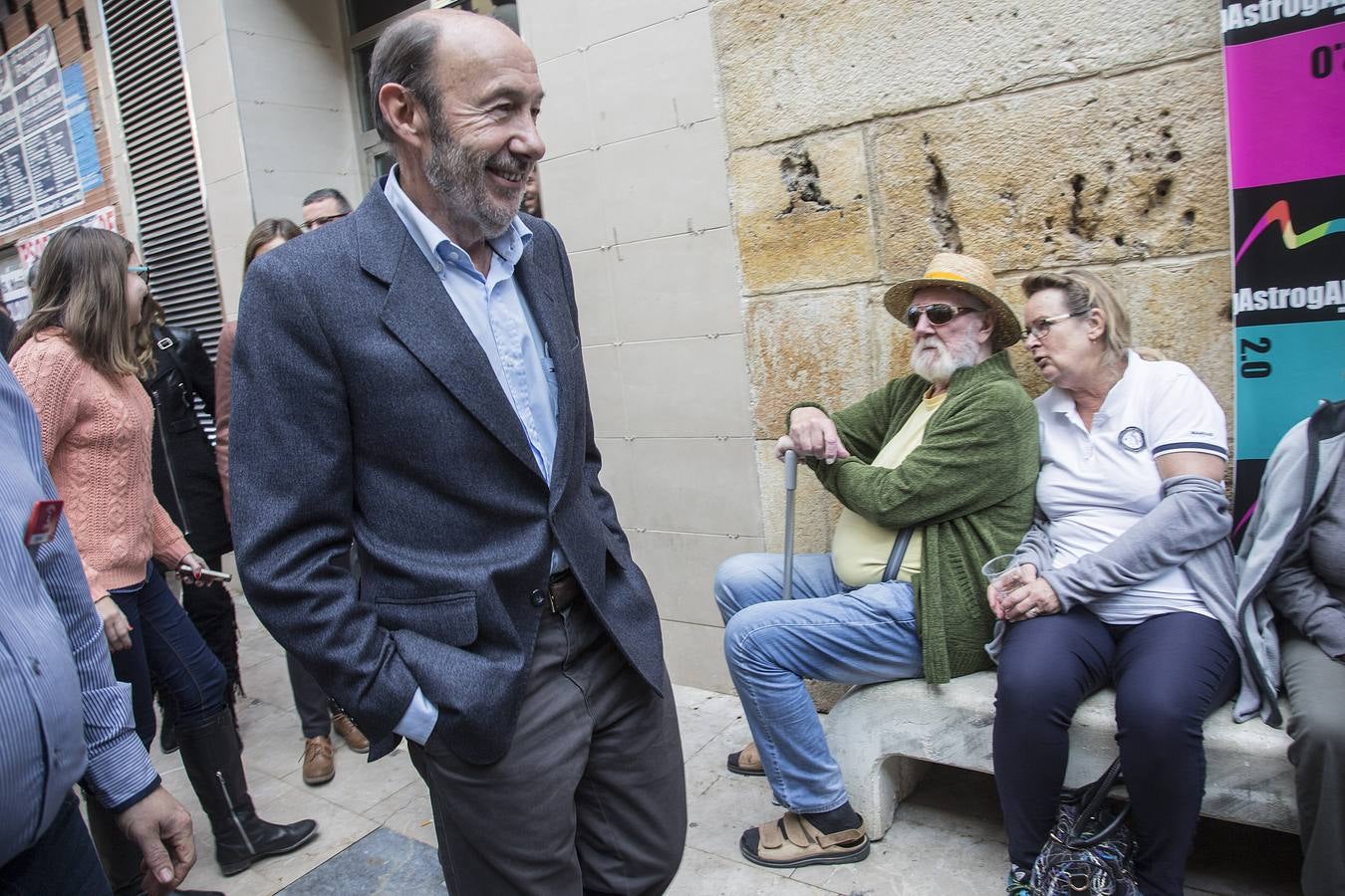 Rubalcaba advierte en Mazarrón de que «Ciudadanos es la derecha &#039;profident&#039;»