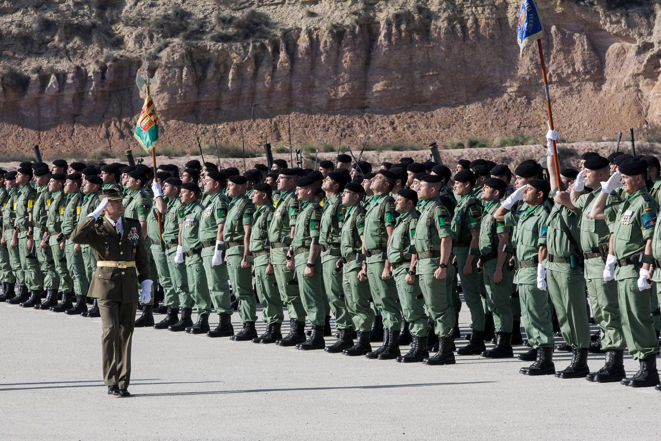 Parada para festejar la Inmaculada en la Bripac