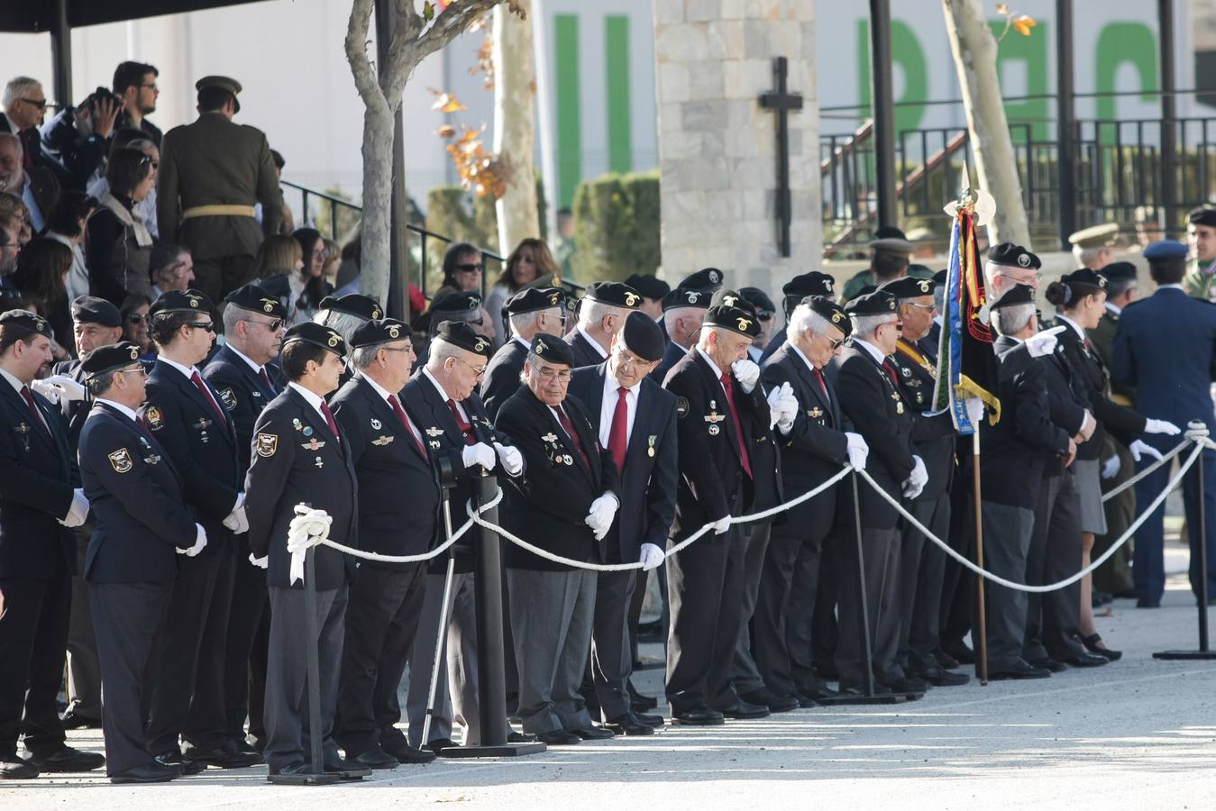 Parada para festejar la Inmaculada en la Bripac
