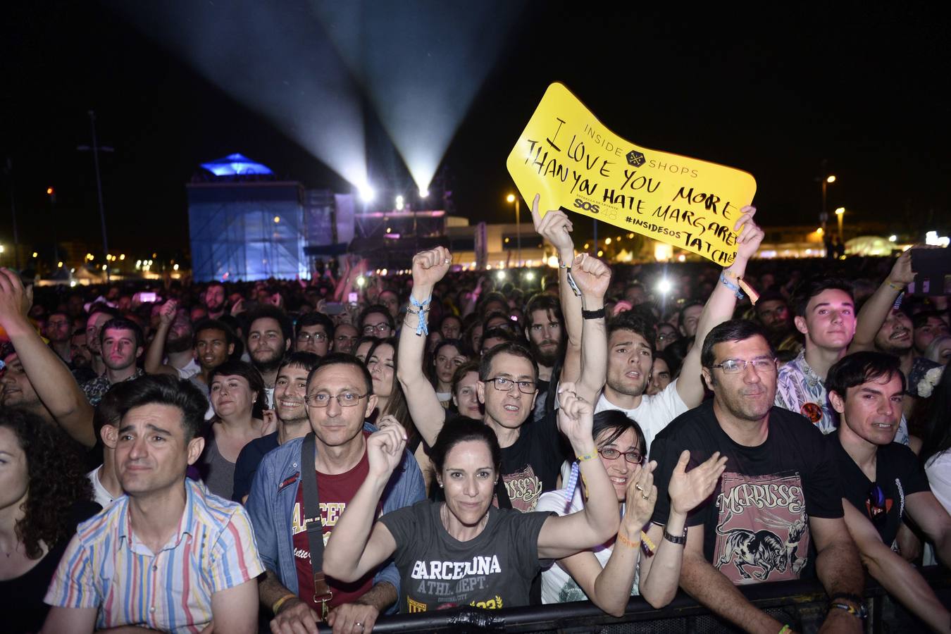 2 DE MAYO. 'Sosers' durante el concierto de Morrisey en el Estrella de Levante SOS 4.8.