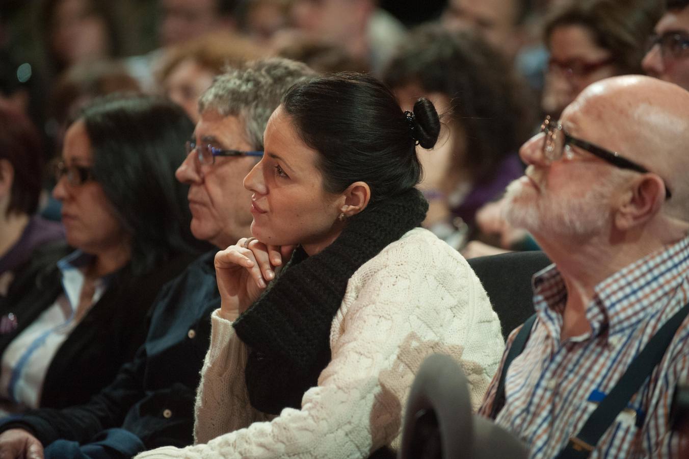 El Teatro Circo, abarrotado para ver a Pablo Iglesias