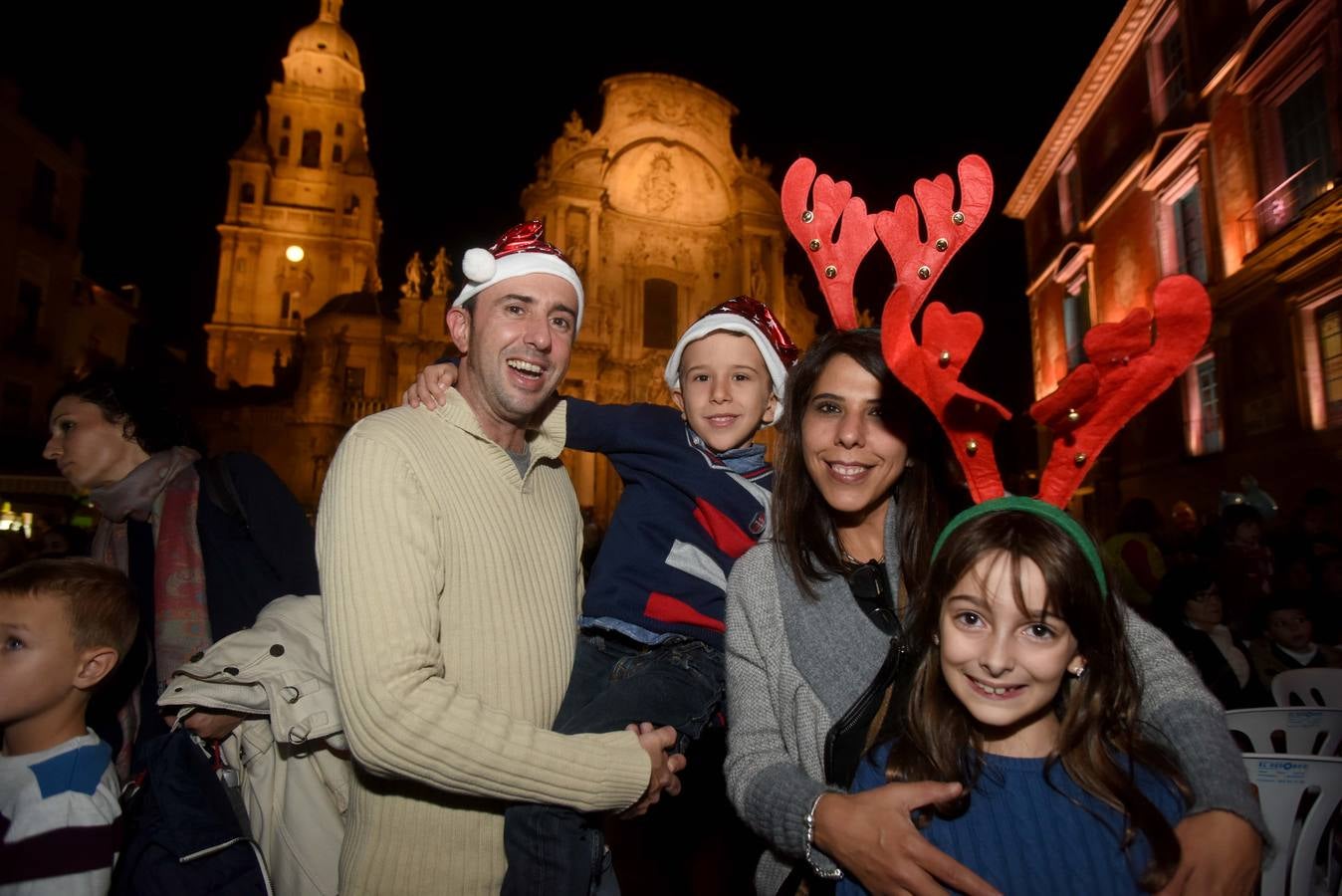 Murcia recibe a Papá Noel