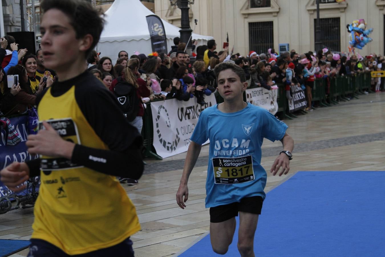 Alevines e infantiles a la carrera en Cartagena