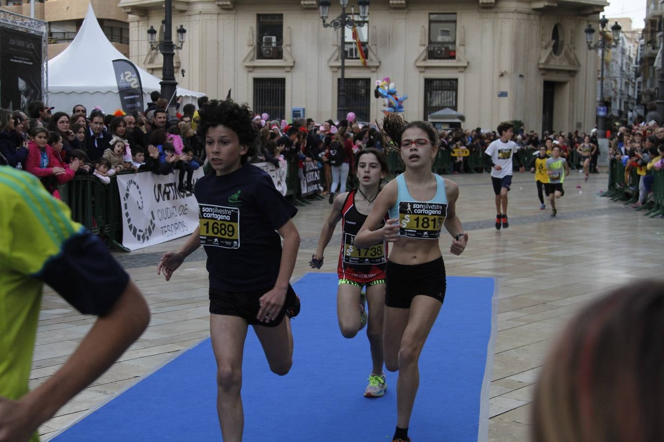 Alevines e infantiles a la carrera en Cartagena