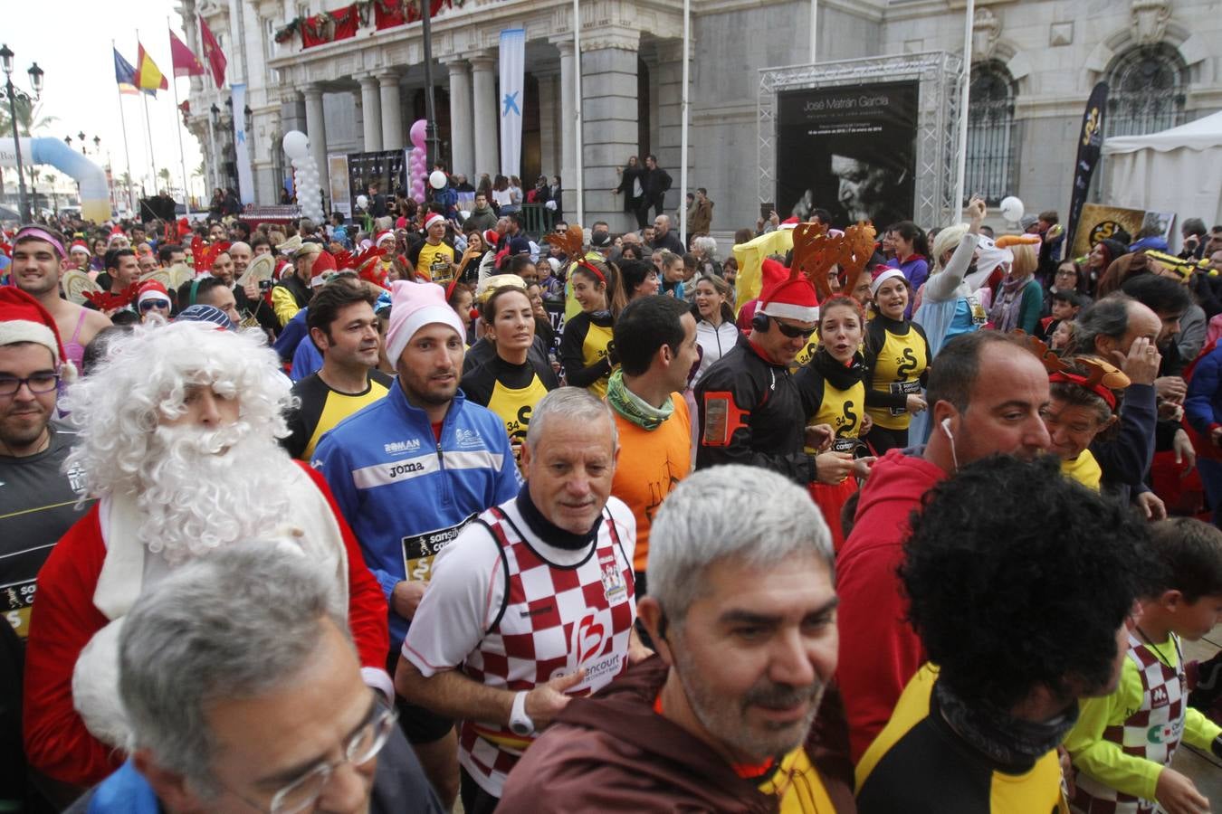 Primeros metros de la San Silvestre de Cartagena 2015