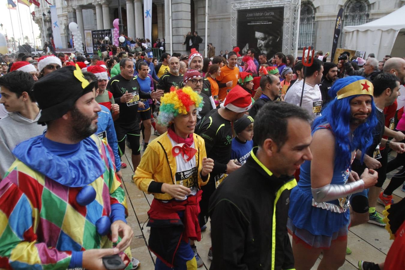 Primeros metros de la San Silvestre de Cartagena 2015