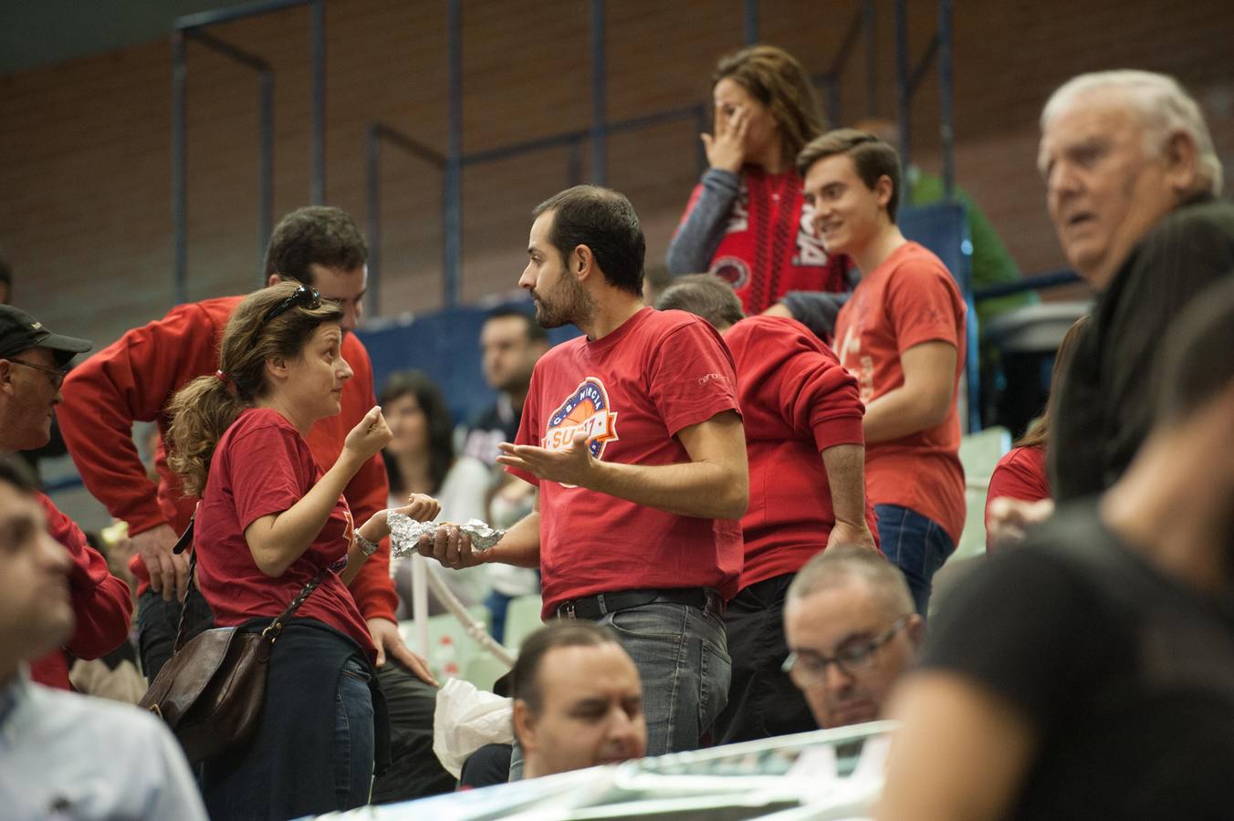 La grada del UCAM Murcia - Montakit