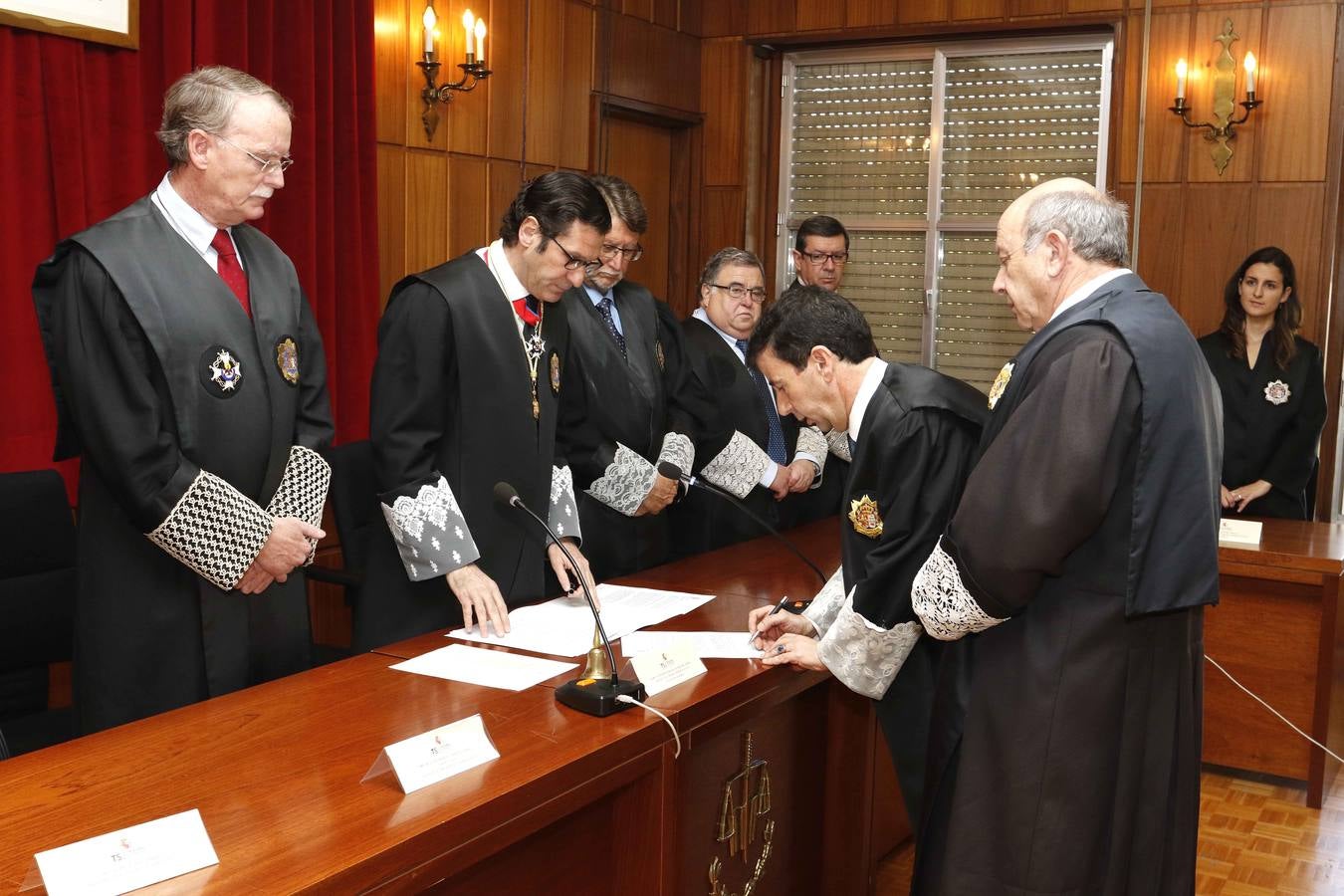 Nuevos magistrados de la audiencia