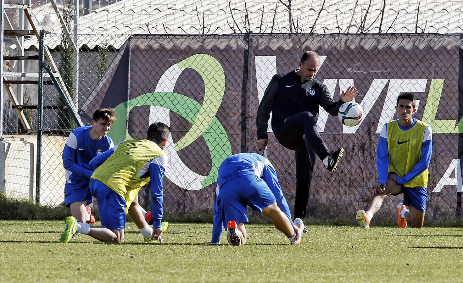 Presentación del nuevo entrenador del Hércules, Vicente Mir