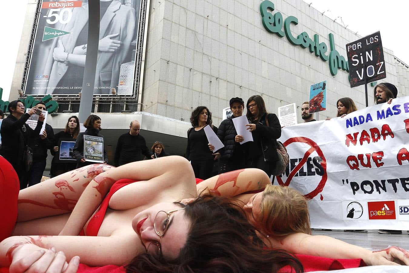 Protesta contra la industria peletera en Murcia