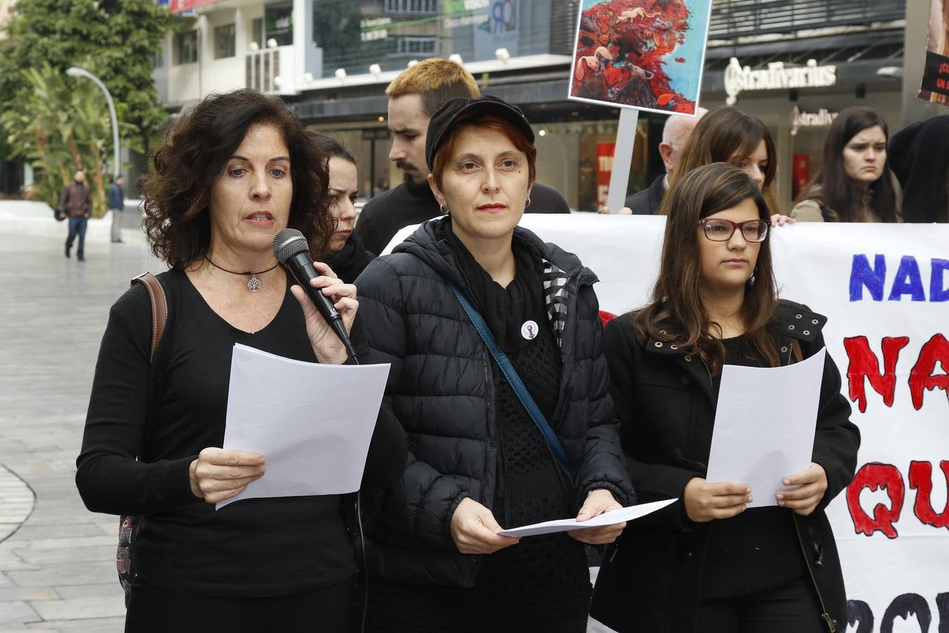 Protesta contra la industria peletera en Murcia