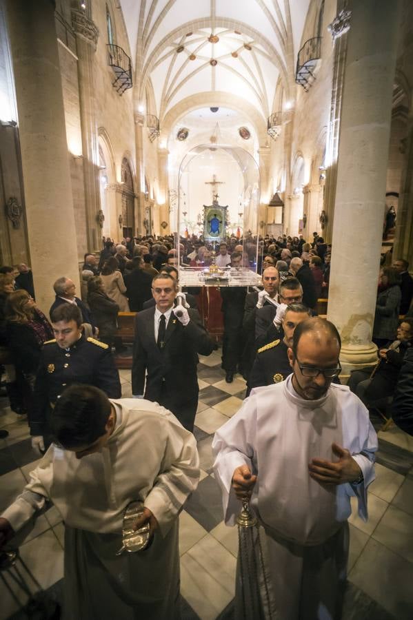 Visita histórica de la Santa Faz a Orihuela