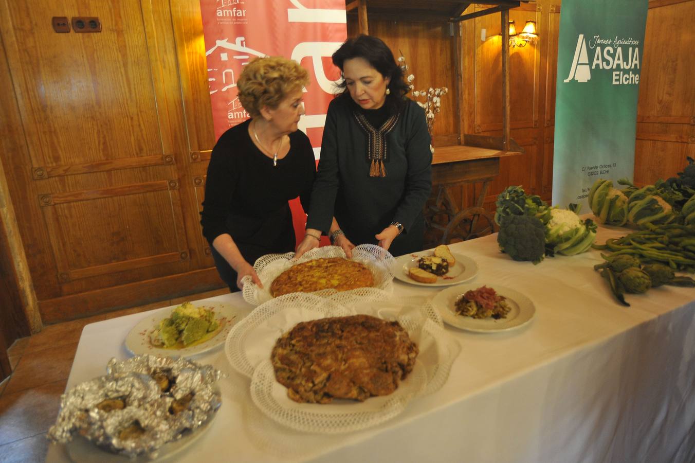 Presentación de las hortalizas de invierno en Elche