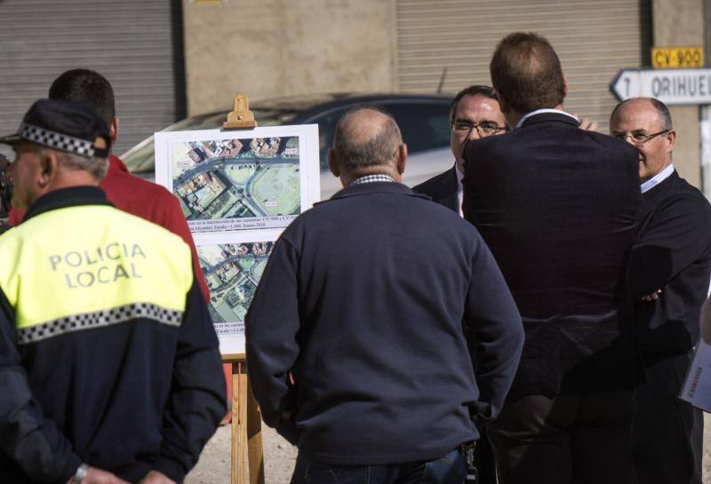 La construcción de una nueva rotonda mejorará la seguridad vial de la CV-900