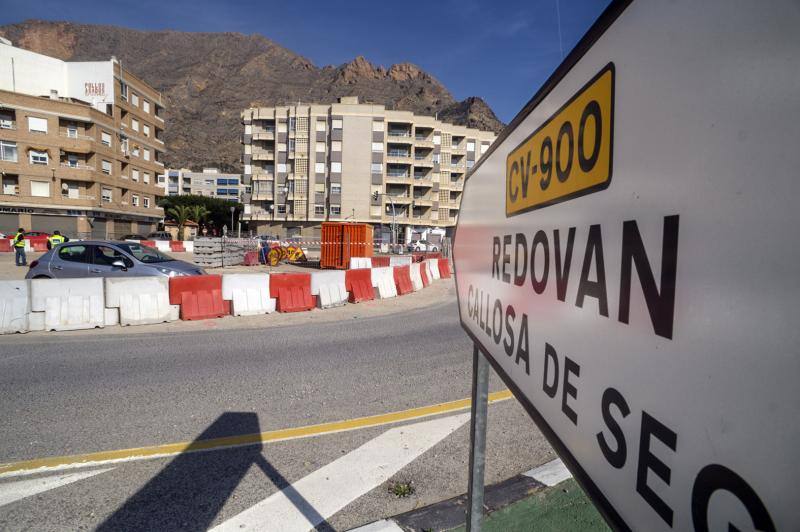 La construcción de una nueva rotonda mejorará la seguridad vial de la CV-900