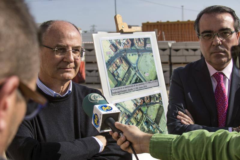 La construcción de una nueva rotonda mejorará la seguridad vial de la CV-900