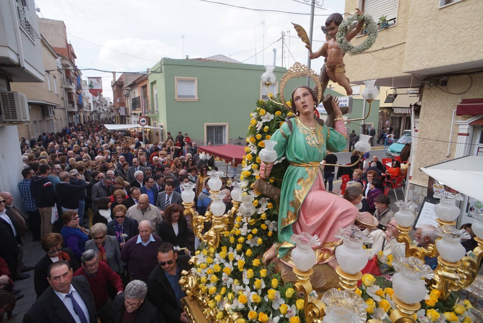 Peregrinación dulce y huertana en Catral