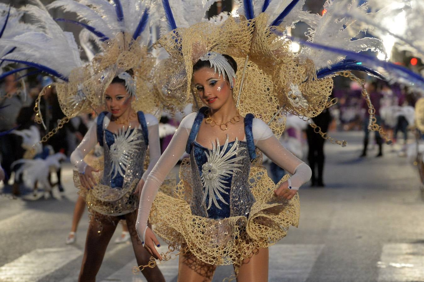 Belleza y plumas contra el viento