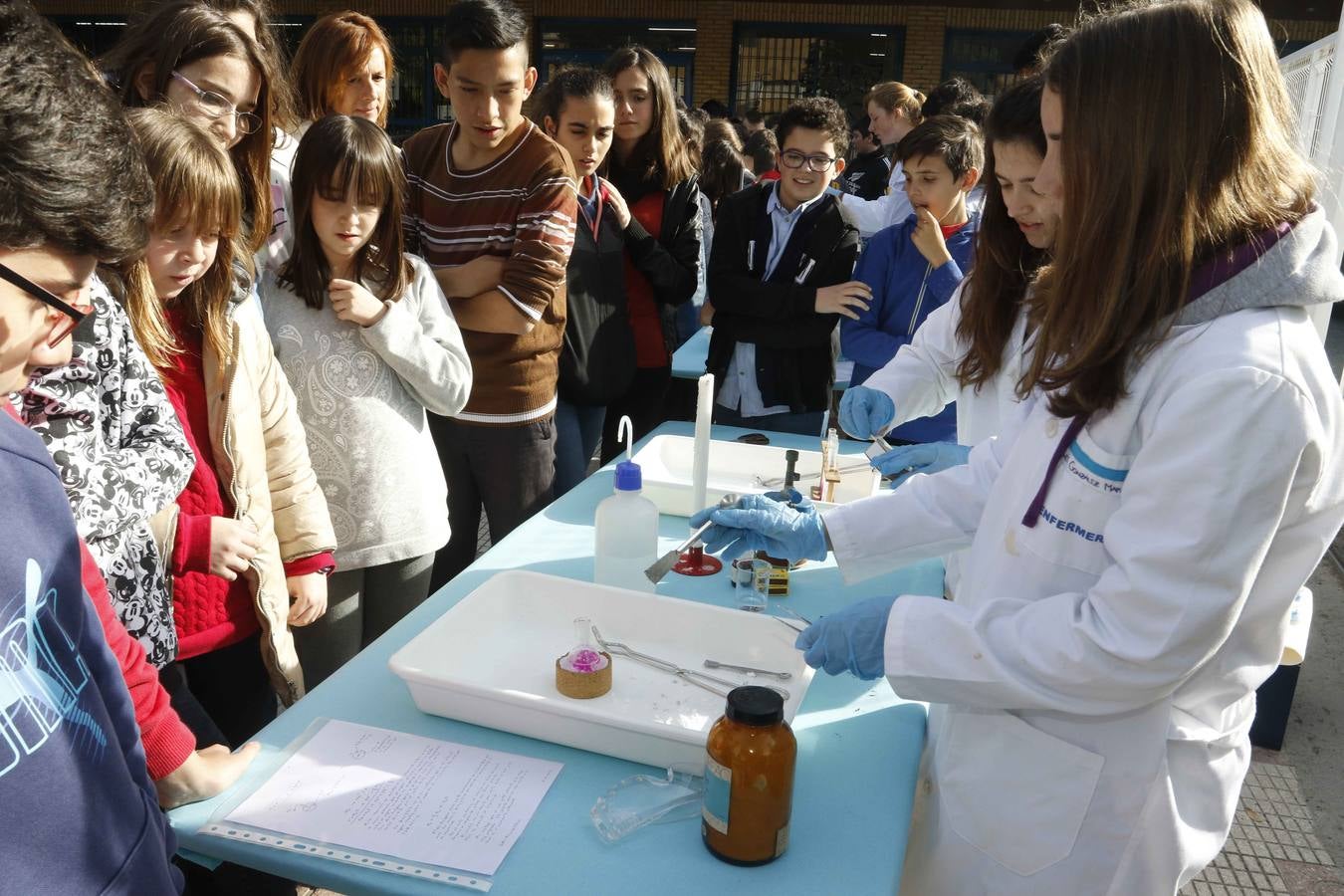 Una semana entre probetas y robots