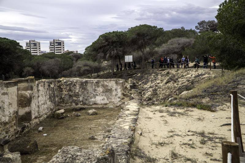 Visita de la directora general de Cultura al Parque Arqueológico de Guardamar