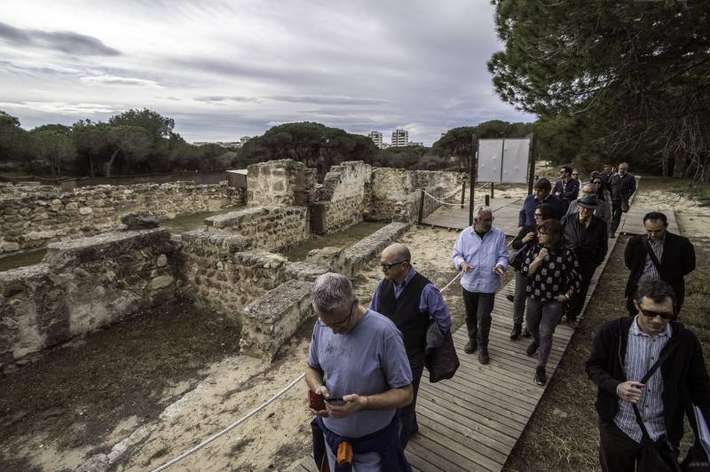 Visita de la directora general de Cultura al Parque Arqueológico de Guardamar