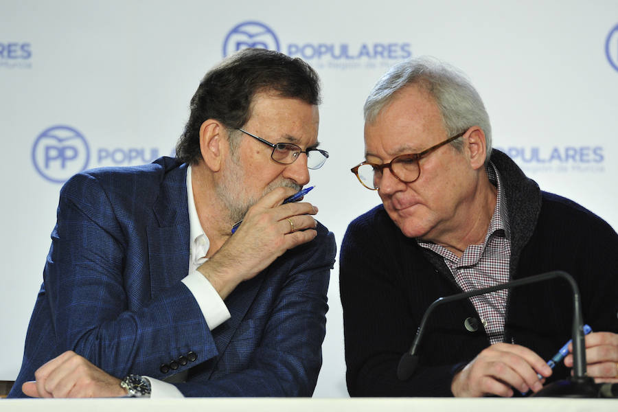 Mariano Rajoy preside la Junta Directiva del PP en la Región