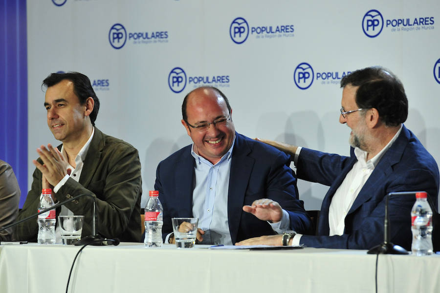 Mariano Rajoy preside la Junta Directiva del PP en la Región