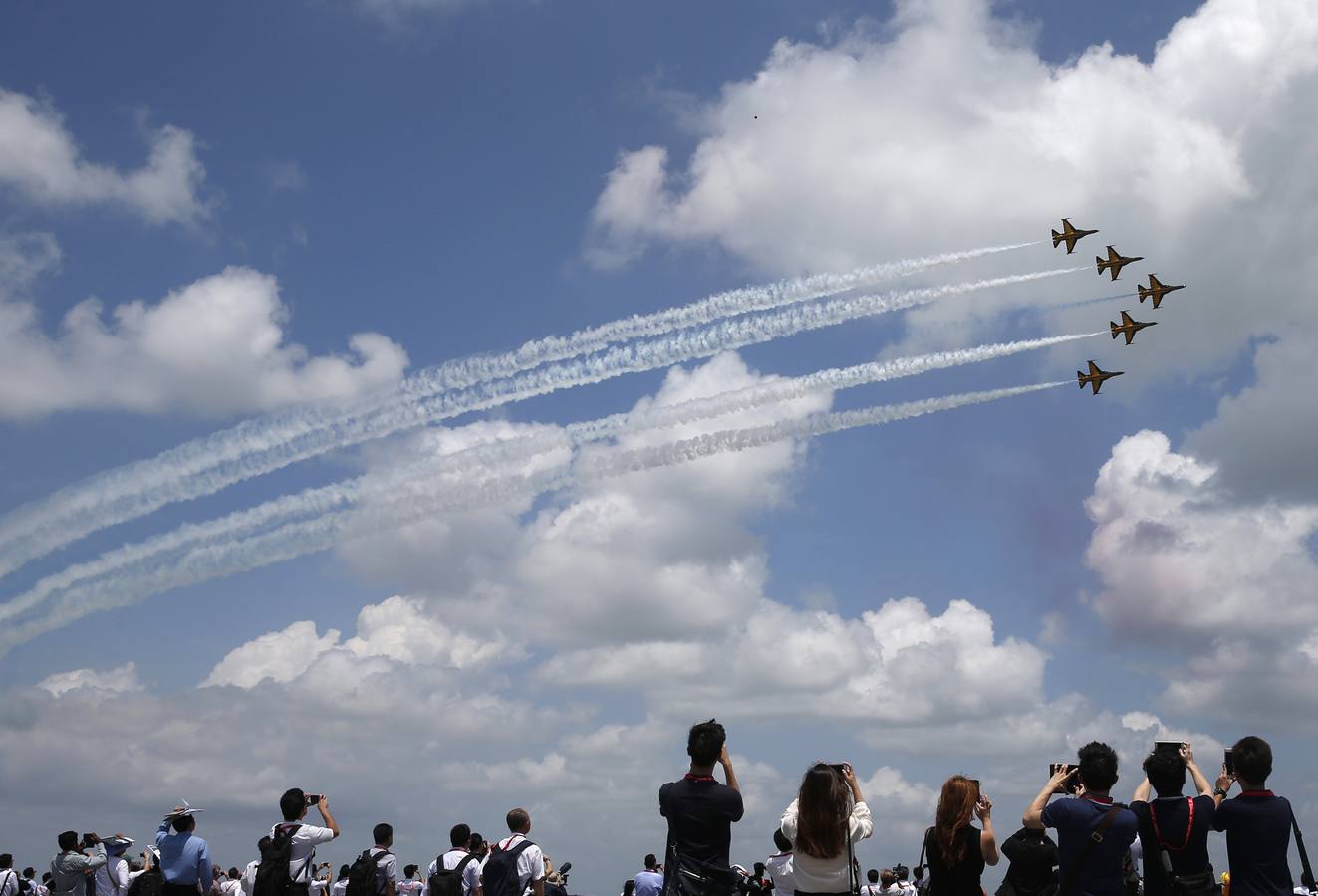 Acrobacias en el cielo