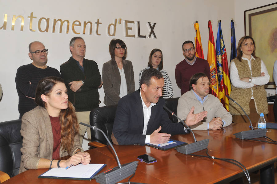 El Ayuntamiento de Elche firma su nuevo pacto de gobierno