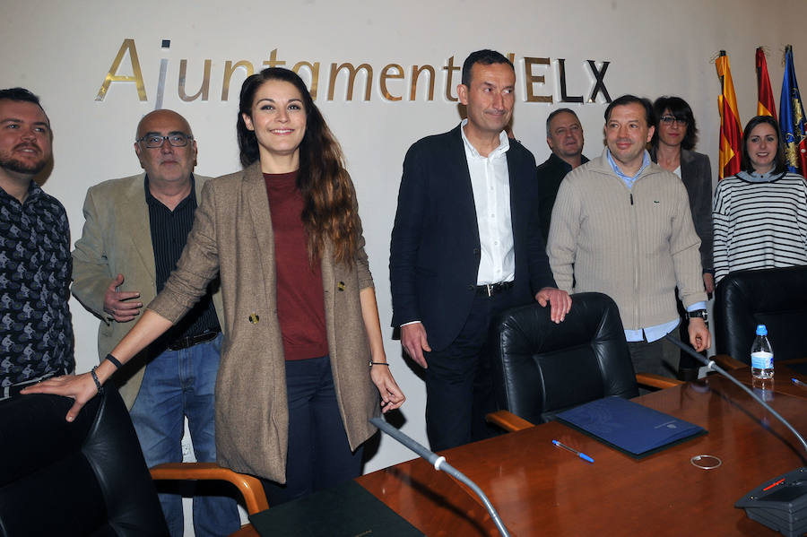 El Ayuntamiento de Elche firma su nuevo pacto de gobierno