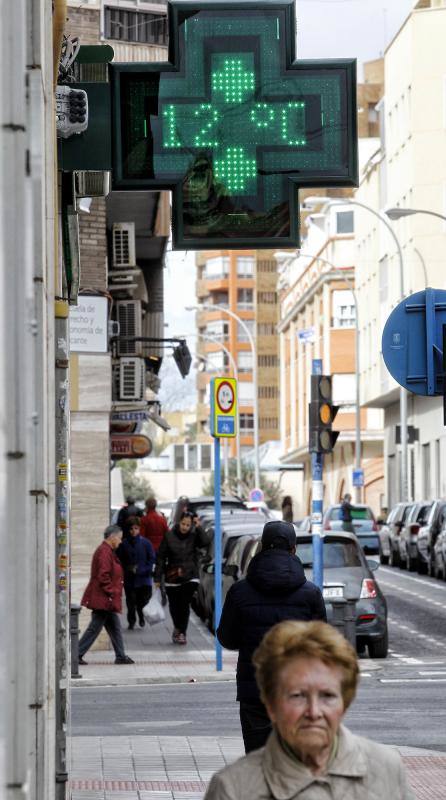 Temporal de frío y viento en la provincia