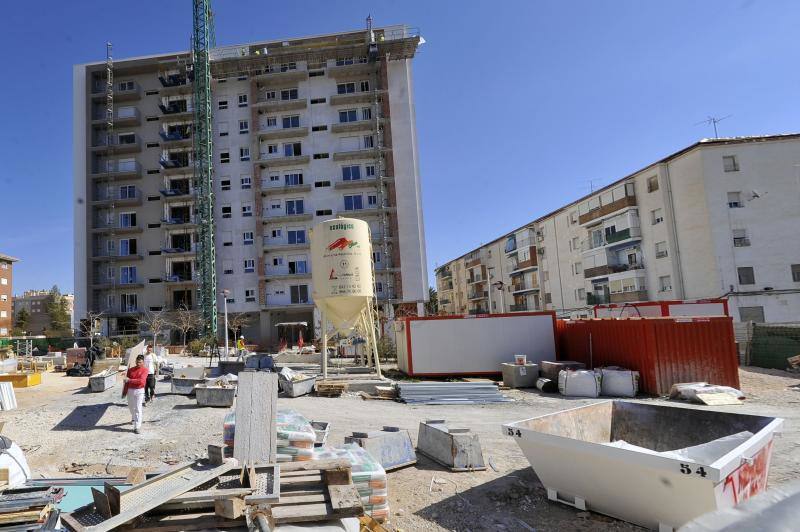 Obras en el barrio de San Antón