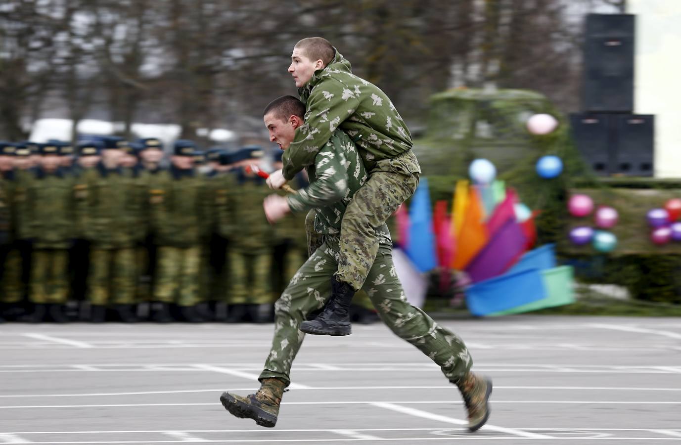 Demostración de fuerza para despedir el invierno