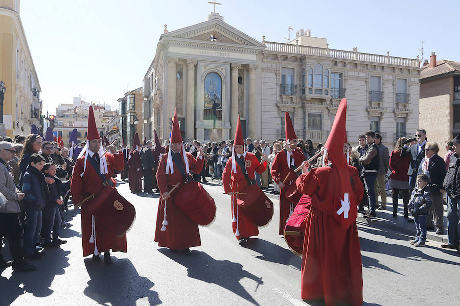Bocinas, tambores y heraldos anuncian la Semana Santa en Murcia