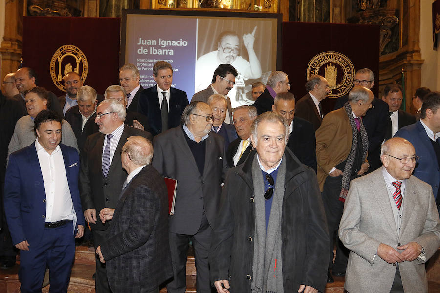 Juan de Ibarra, profesor honorífico de periodismo deportivo en la UCAM