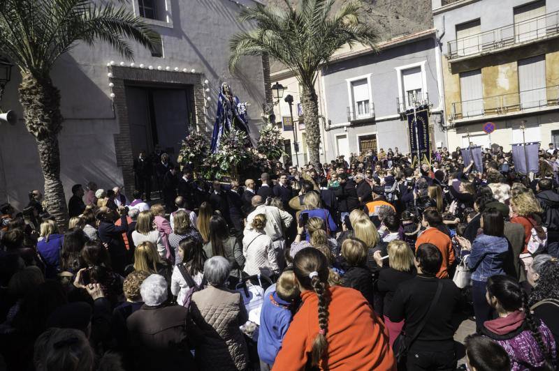 La bajada de la Virgen de los Dolores a San Martín anticipa los actos de la Semana Santa de Callosa