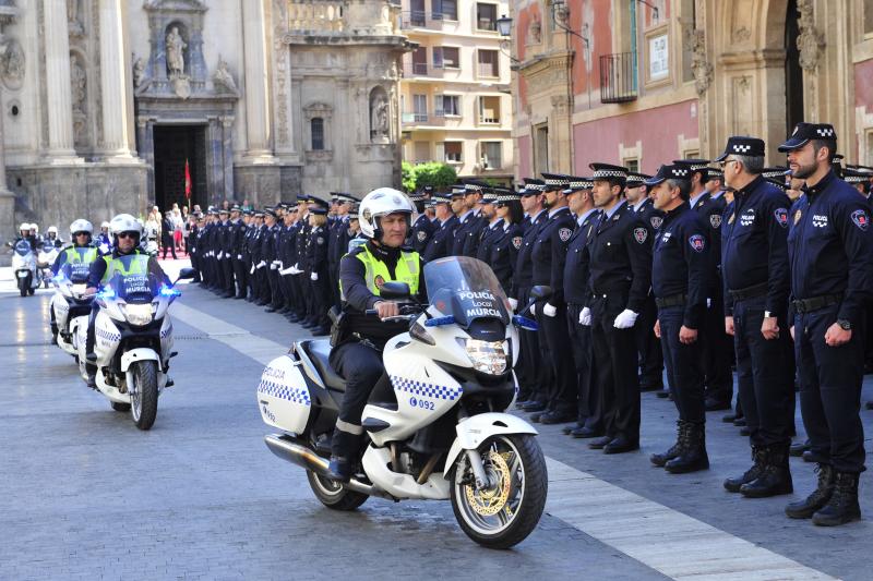 Honores para la Policía Local de Murcia