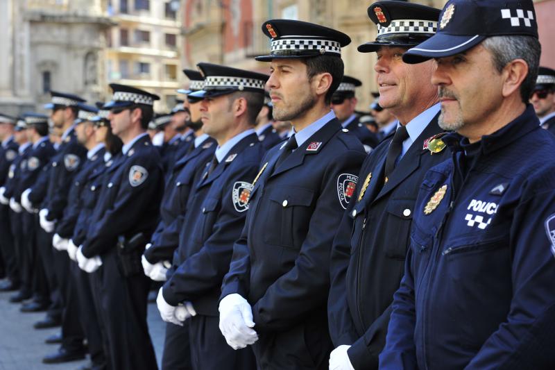 Honores para la Policía Local de Murcia